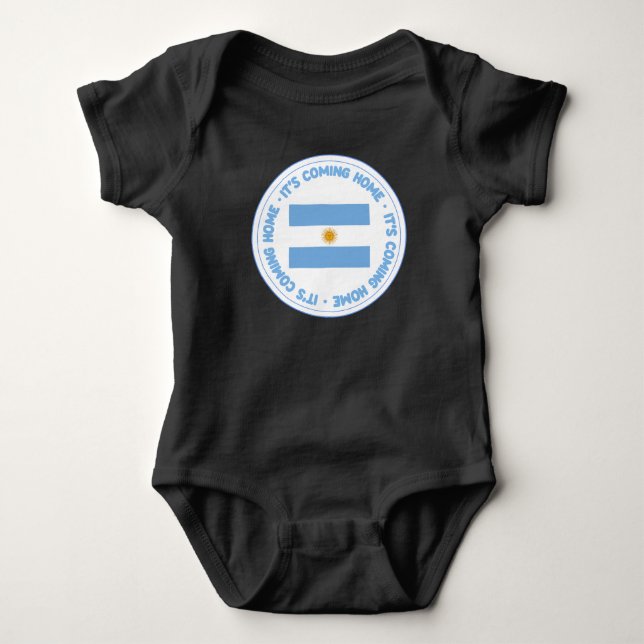 Es kommt Zuhause Argentinien - Baby Baby Strampler (Vorderseite)