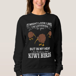 Es könnte so aussehen, als höre ich Neuseeland-Kiw Sweatshirt