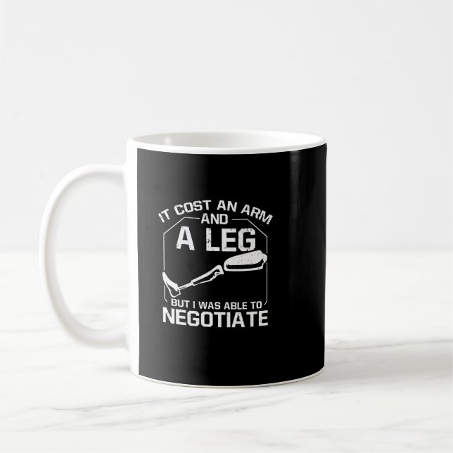 Es kostete einen Arm und Bein, aber ich konnte ver Kaffeetasse (Links)