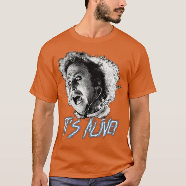 Es lebt Retro T-Shirt (Vorderseite)