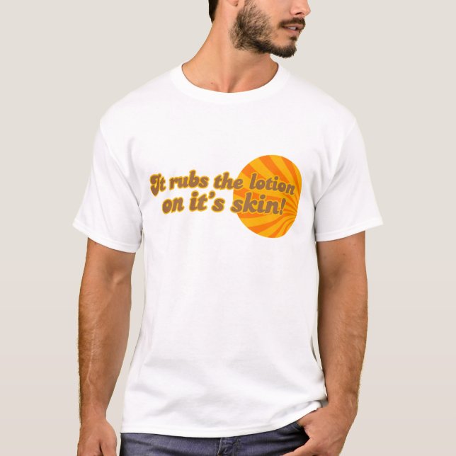 Es legt die Lutsche auf die Haut T-Shirt (Vorderseite)