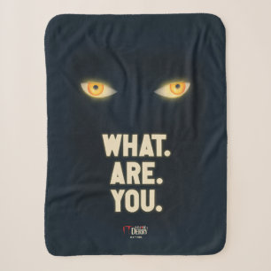Es leuchtet die Augen "Was.Are.You". Sherpadecke