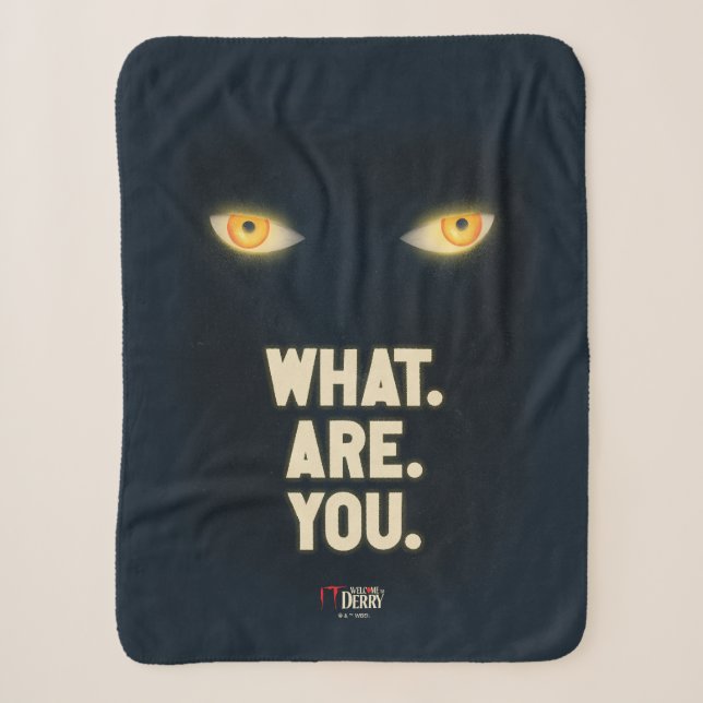 Es leuchtet die Augen "Was.Are.You". Sherpadecke (Vorderseite)