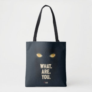Es leuchtet die Augen "Was.Are.You". Tasche