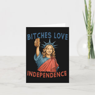 Es Liebe Unabhängigkeit Funny 4. Juli Patriotic Karte