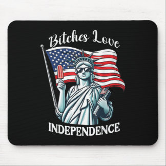 Es Liebe Unabhängigkeit Funny 4. Juli Retro Mousepad
