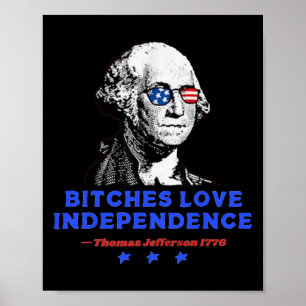 Es Liebe Unabhängigkeit Funny gründet Väter 4. Poster