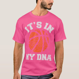 Es Liegt In Meiner Dna Basketballspieler Trainer L T-Shirt