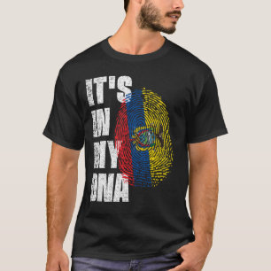 ES LIEGT IN MEINER DNA Ecuador-Flagge T-Shirt