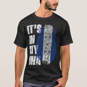 ES LIEGT IN MEINER DNA Honduras-Flagge Jungen Mädc T-Shirt