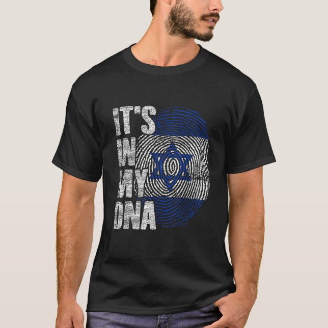 Es liegt in meiner DNA Israel T-Shirt (Vorderseite)