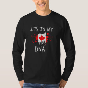 Es liegt in meiner DNA Kanada-Flagge Stolz auf kan T-Shirt