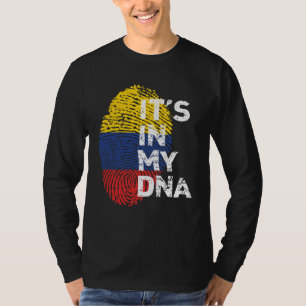 Es liegt in meiner DNA kolumbianischer Stolz Erbe T-Shirt