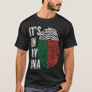 ES LIEGT IN MEINER DNA Madagaskar-Flagge Männer Fr T-Shirt