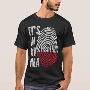 ES LIEGT IN MEINER DNA Malta-Flagge Männer Frauen T-Shirt