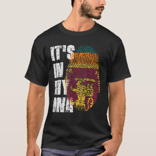 Es liegt in meiner DNA-Sri Lanka-Flagge Sri Lankas T-Shirt