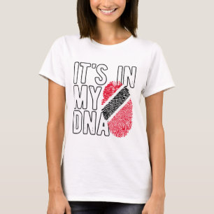 Es liegt in meiner DNA Trinidad und Tobago-Flagge  T-Shirt