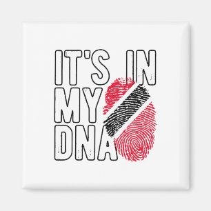 Es liegt in meiner DNA Trinidad und Tobygo Flagge Magnet