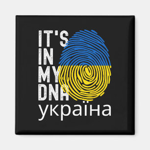 Es liegt in meiner DNA Ukrainischer Ukrainischer U Magnet