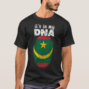 Es liegt in meiner mauretanischen DNA-Fahne Proud  T-Shirt