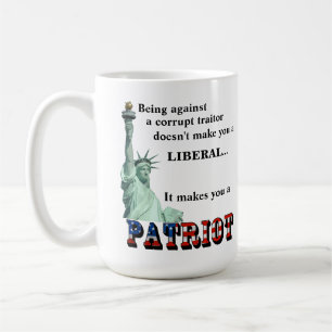 Es macht einen zum PATRIOT Kaffeetasse