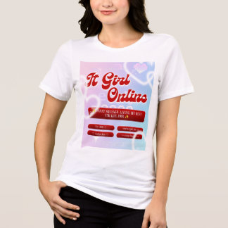 Es Mädchen Online T-Shirt  Tri-Blend Shirt