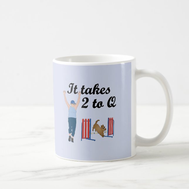 Es nimmt 2 zu Q Kaffeetasse (Rechts)