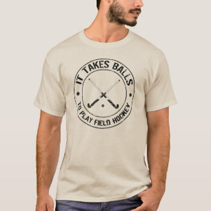 Es nimmt Bälle, um Feld-Hockey-Licht-T - Shirt zu