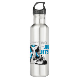 Es nimmt Jiu Jitsu zwei Edelstahlflasche