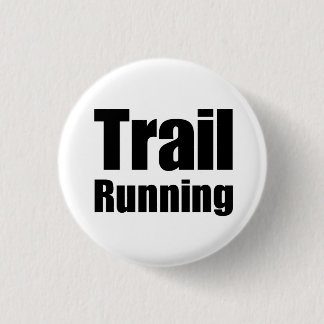 Es plattiert „Trail Running " Button