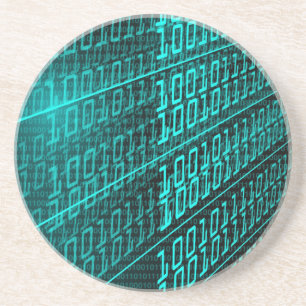 ES Programmierungsprogrammierer des binären Codes Getränkeuntersetzer