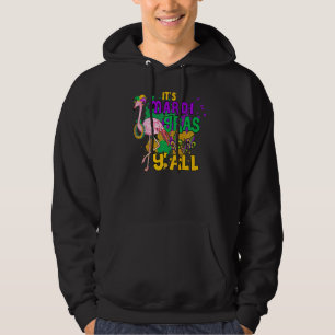 Es S Mardi Gras Y All Carnival Party Jester Flamin Hoodie