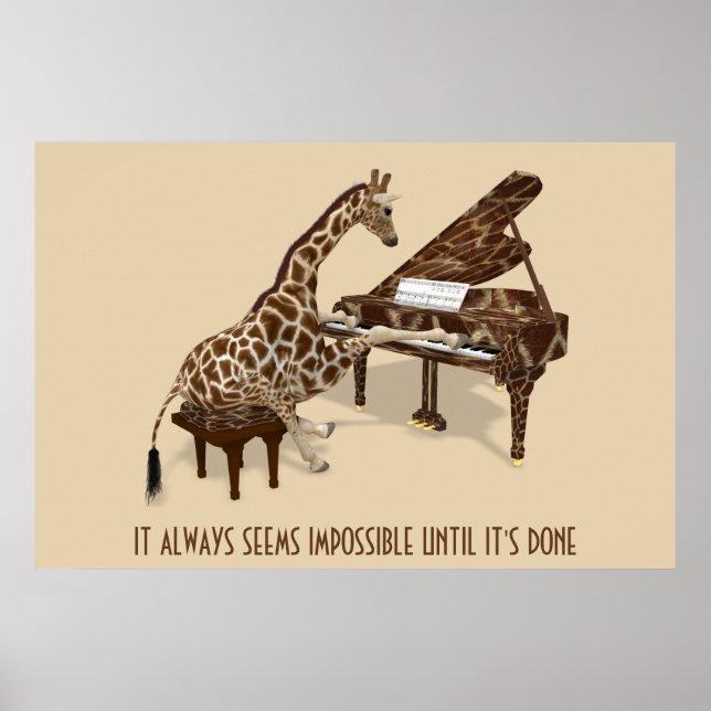 Es scheint immer unmöglich, bis es fertig ist poster (Vorne)