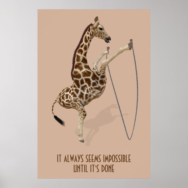 Es scheint immer unmöglich, bis es fertig ist poster (Vorne)