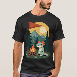 Es schenkt wilde Axolotl-Camping-Abenteuer Re T-Shirt