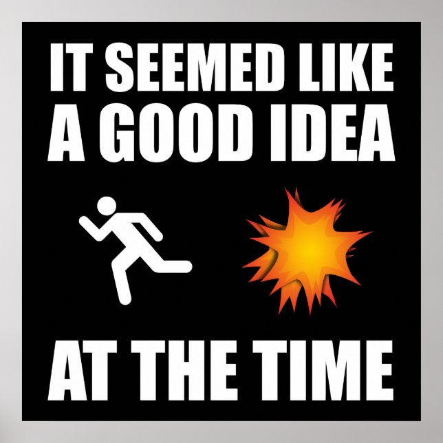 Es schien damals eine gute Idee zu sein Poster (Vorne)