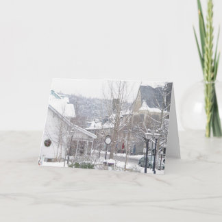 Es schneit in Milford Karte