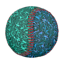 Es sieht aus wie duplegrün und blau mit einer Wand Baseball