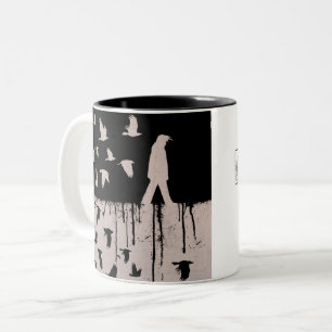 Es sieht aus wie eine Kaffee-Tasse Zweifarbige Tasse