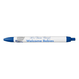Es sind die Ankündigungen von Twin Boys Baby Rattl Kugelschreiber