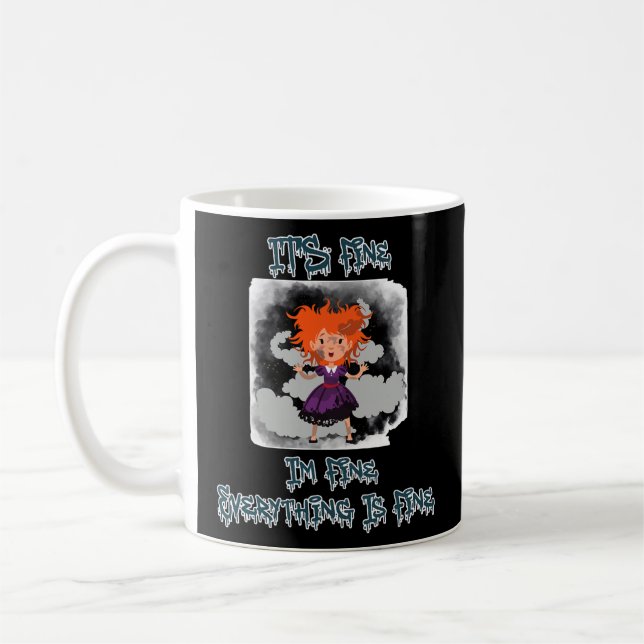 Es sind Geldstrafen, die ich bestrafe alles ist Fi Kaffeetasse (Links)