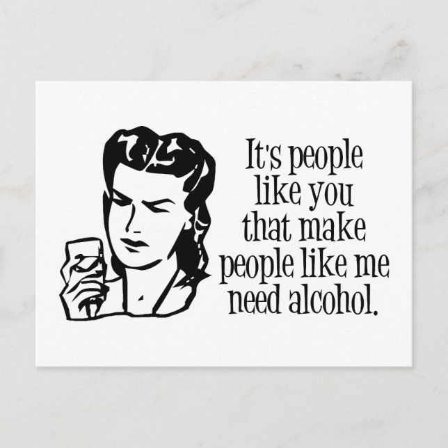 Es sind Leute wie du... Postkarte (Vorderseite)