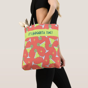 Es sind Margarita Time Retro Miami Cocktails Tasche