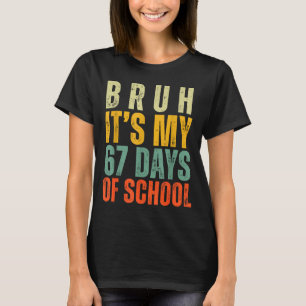 Es sind meine 67 Schultage Dabbing Junge Lustig S T-Shirt