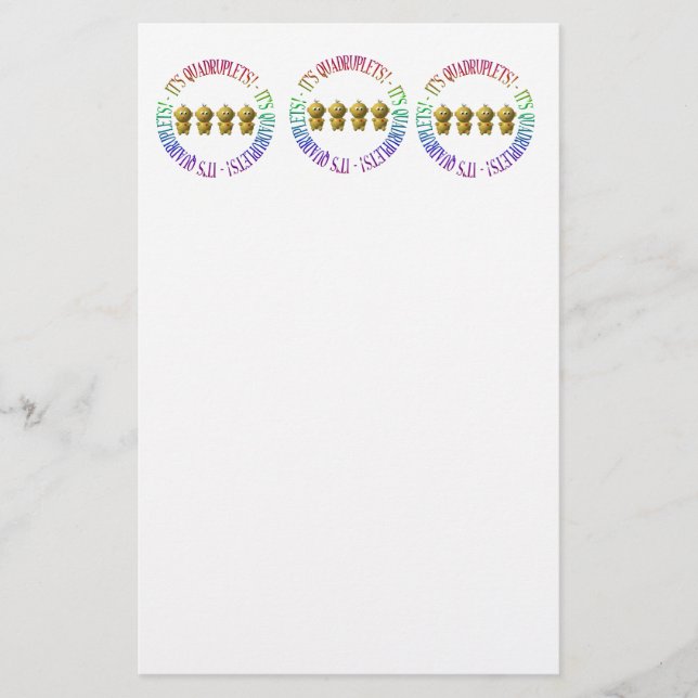 Es sind Vierlinge! (Vorderseite)