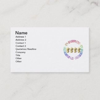 Es sind Vierlinge! Visitenkarte