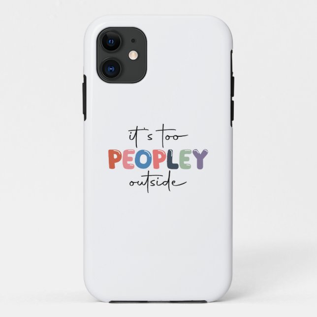 Es sind zu Leute draußen Case-Mate iPhone Hülle (Rückseite)