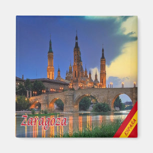 ES - Spanien - Zaragoza Panorama Magnet