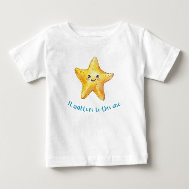 Es spielt eine Rolle, die Sternengeschichte. Baby T-shirt (Vorderseite)