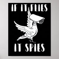 Es spioniert Verschwörung Theoretische Vögel sind 